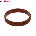 Customized Bulk professional product popular silicone debossed wristband